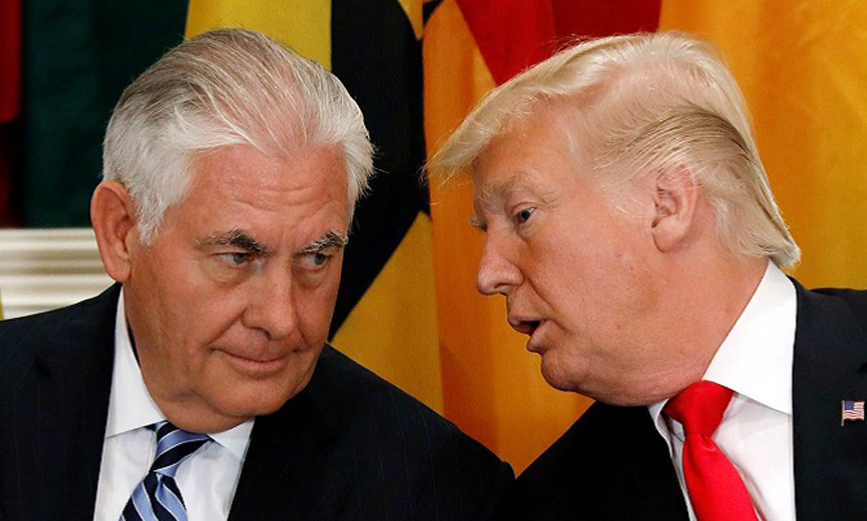 Trump echó a Rex Tillerson