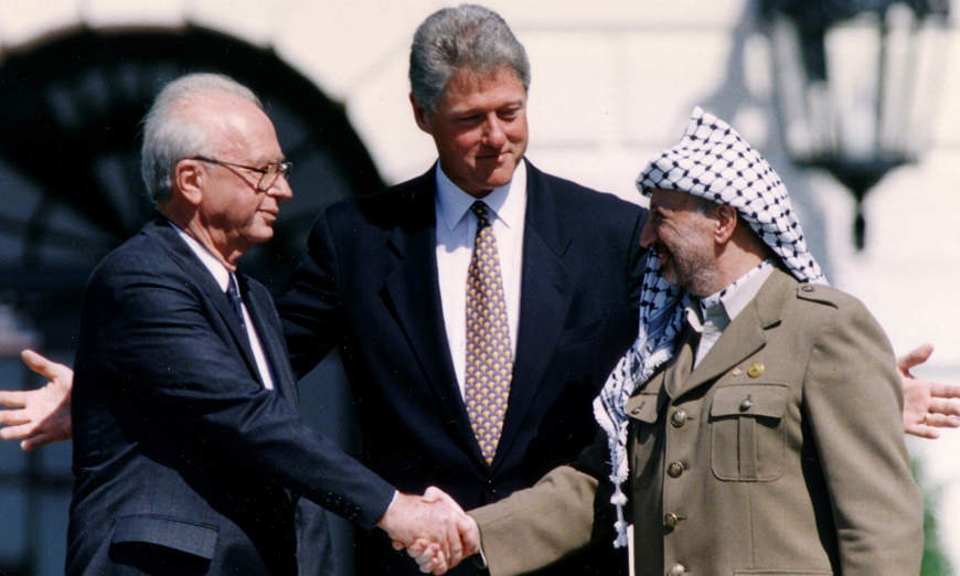 Se cumplen 25 años de los acuerdos de Oslo entre Israel y la OLP