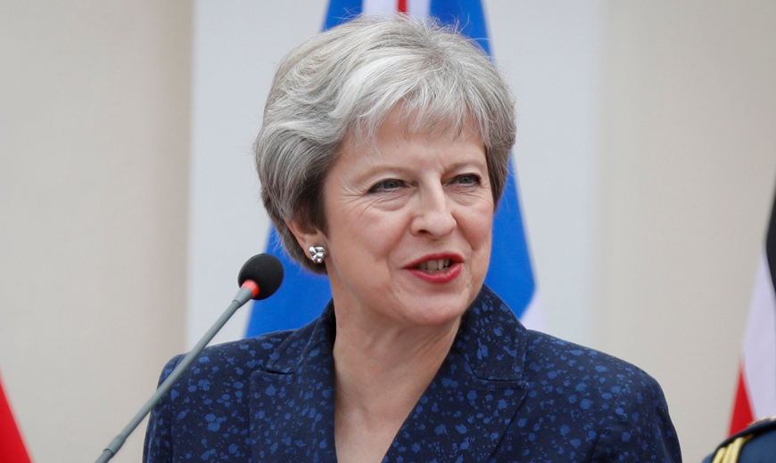 Theresa May, la primera Premier británica que visita Buenos Aires tras la guerra de Malvinas