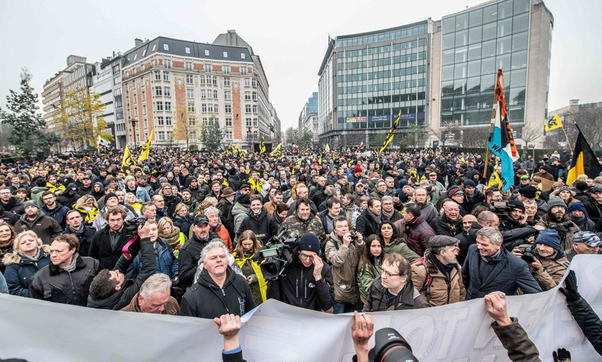 Graves choques en Bruselas por el apoyo belga al pacto migratorio de la ONU