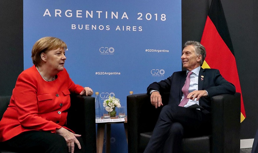 Merkel manifiesta su preocupación por el lento avance de las negociaciones entre la Unión Europea y Mercosur