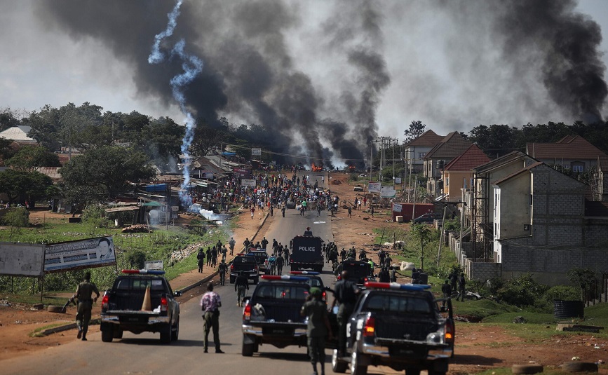 Protestas en Nigeria contra la violencia policial