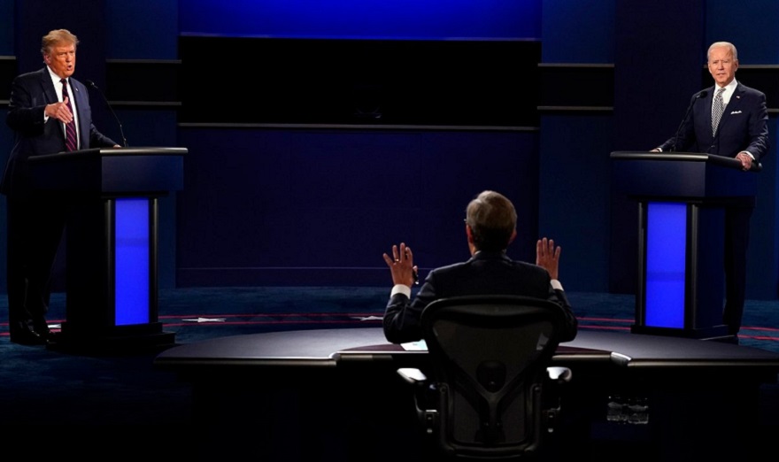Trump y Biden se midieron en el primero de tres debates presidenciales