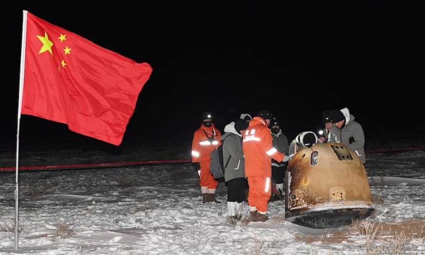 China se convierte en potencia espacial tras una exitosa misión lunar