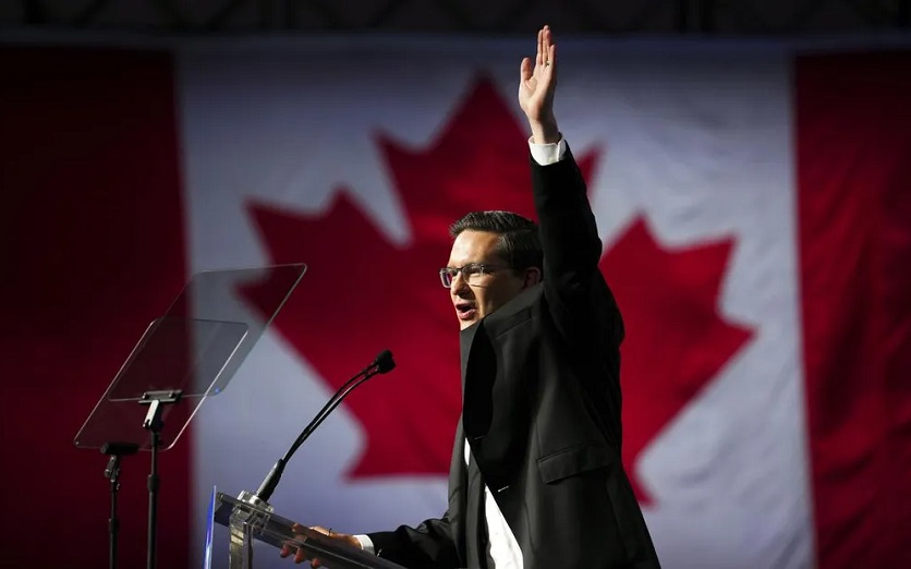 El Partido Conservador canadiense se tiñe de trumpismo con la elección de un nuevo líder