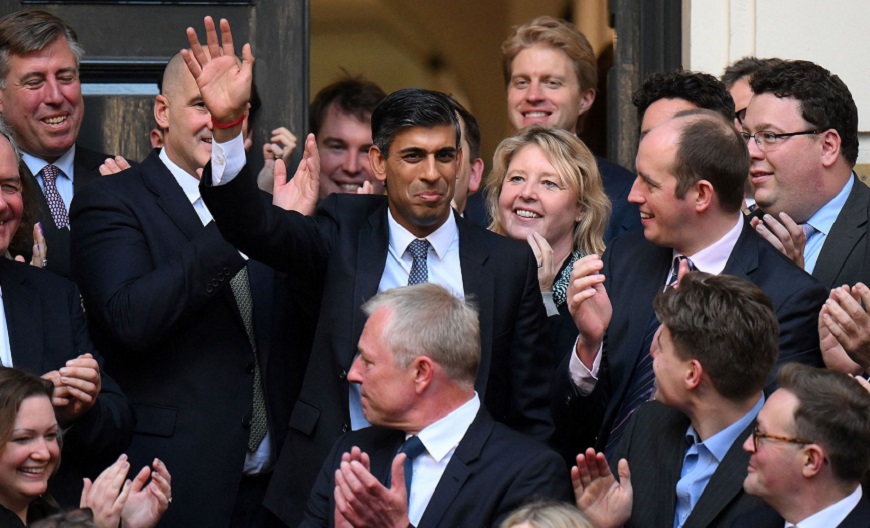 Rishi Sunak, primer ministro del Reino Unido
