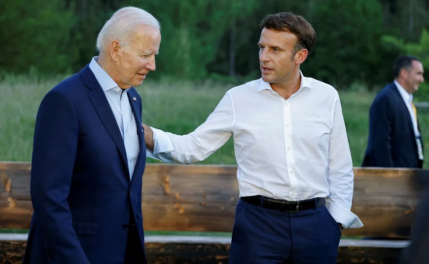 Macron y Biden se reúnen para abordar los impactos de la guerra en Ucrania