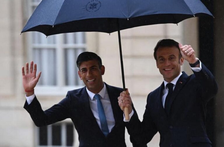 Sunak y Macron celebran su primera cumbre de líderes