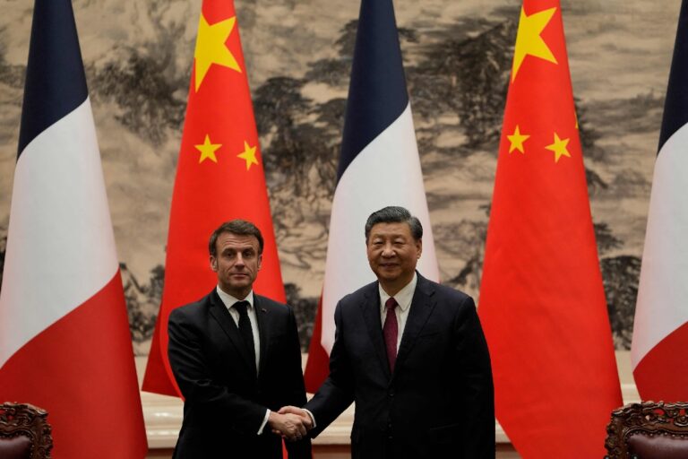 Macron y Xi Jinping pidieron la paz en Ucrania