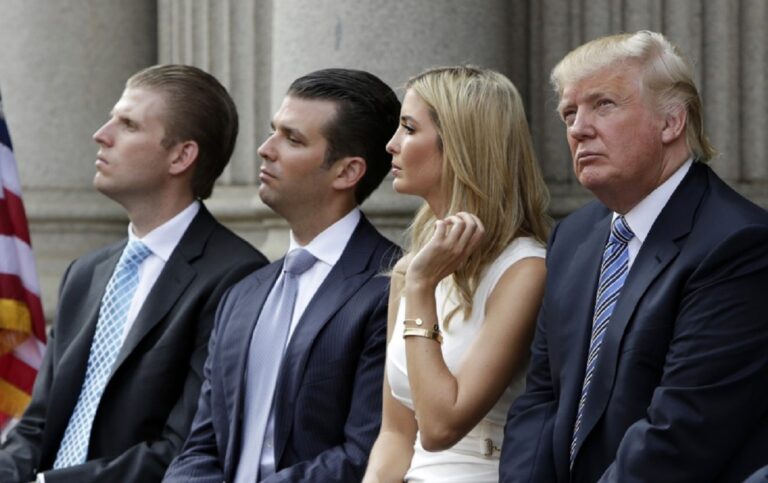 Los Trump, declarados responsables de fraudes financieros