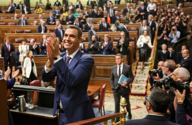 Pedro Sánchez fue investido como presidente de España