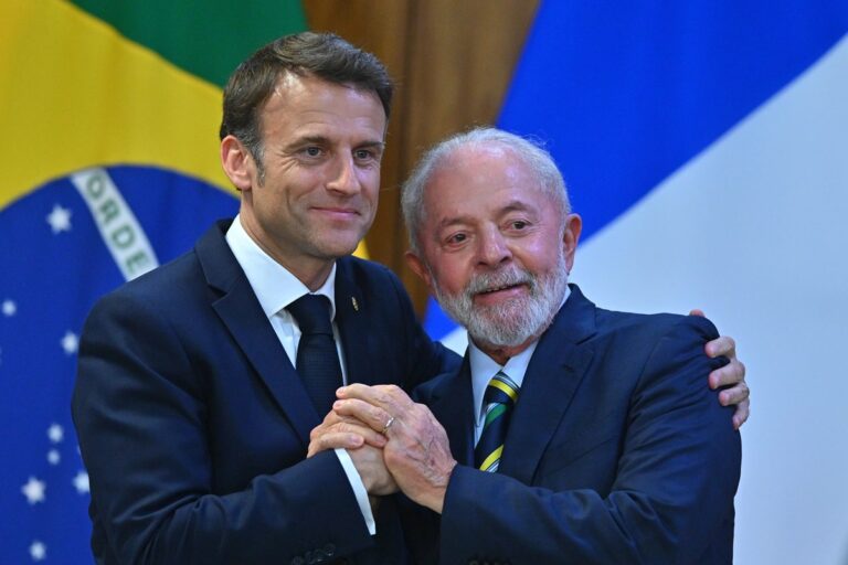Lula y Macron, juntos, cuestionaron a Maduro