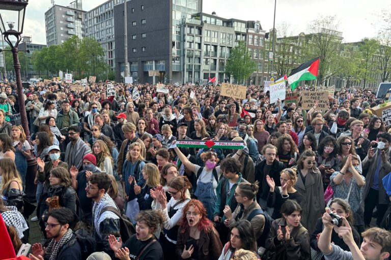 Estallaron las protestas pro Palestina en universidades europeas