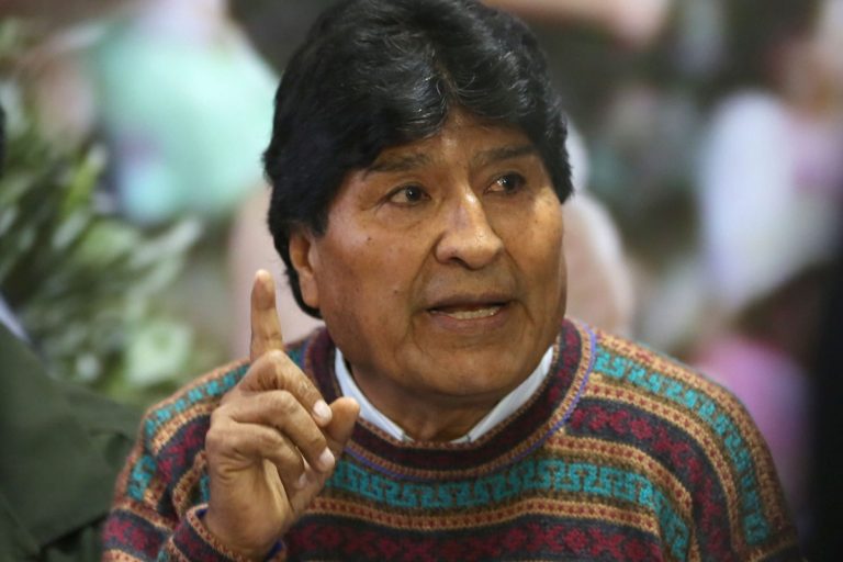 Evo dijo que el golpe de estado lo tenía como objetivo a él