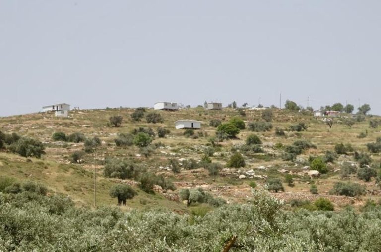 Colonos lanzan piedras contra las propias fuerzas israelíes
