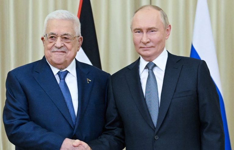 Putin se reunió con Mahmud Abbas